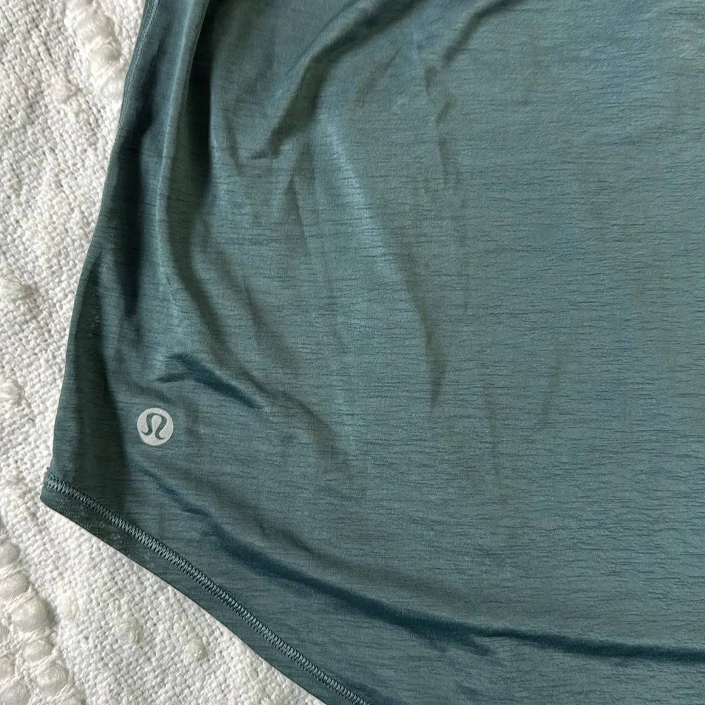 Lululemon Tighten‎ Up Tank Sea Steel Green
